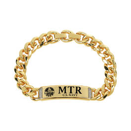 The Personalized US Navy Commemorative Diamond Set 12624 0027 d bracelet