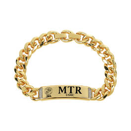 The Personalized US Marines Commemorative Diamond Set 12624 0035 d bracelet