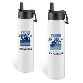 The Personalized Military Family Insulated Water Bottle Duo 12782 0116 c airforce