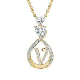 I Love You Diamond Initial Pendant 12795 0012 n pendant