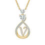 I Love You Diamond Initial Pendant 12795 0012 n pendant