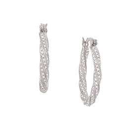 Dazzling Diamond Swirl Hoops 11864 0010 a main