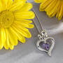 A Mother's Love Amethyst Heart Pendant, A Mothers Love Amethyst Heart Pendant 11142 0386 m lifestyle