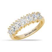 Genuine White Topaz Birthstone Ring 12394 0041 a main