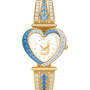 Womens Birthstone Initial Heart Watch 10332 0016 l december