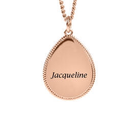 The Personalized Signature Copper Collection 12440 0011 c pendant back