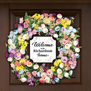 The Personalized Forever Blossom Wreath 12444 0017 b room