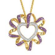 Birthstone Beauty Diamond Heart Pendant 2627 001 7 2