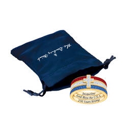God Bless the USA Stackable Ring Set 12366 0011 g giftpouch