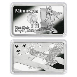 America the Beautiful Silver Plated Ingot Collection 11985 0014 x MN