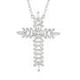 Divine Brillance Personalized Ring and Cross Pendant Set 12154 0017 b pendant