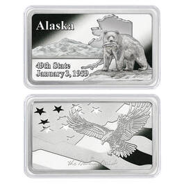 America the Beautiful Silver Plated Ingot Collection 11985 0014 a AK