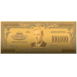 22kt Gold Replicas of Classic US Paper Currency 9497 0100 b currency