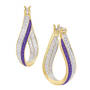 Birthstone Duet Inside Out Hoops 10829 0016 b february