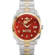 Personalized Custom Crafted US Marines Diamond Watch 12409 0044 a main