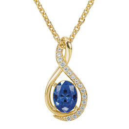 Sapphire Blue Sensational Golden Pendant Collection 12431 0012 e pendant