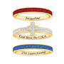God Bless the USA Stackable Ring Set 12366 0011 b separated
