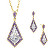 Edge of Elegance Pendant with FREE Matching Earrings 12591 0018 b february