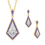 Edge of Elegance Pendant with FREE Matching Earrings 12591 0018 b february