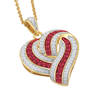 The Love Knot Ruby Heart Pendant 10777 0018 b pendant