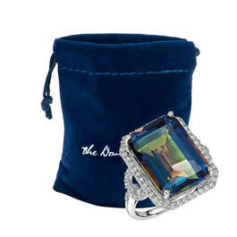 Shimmering Sea 15 Carat Mystic Quartz Ring 12174 0013 g giftpouch