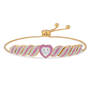 Everlasting Love Birthstone Bracelet, Personalized Everlasting Love Birthstone Bracelet 10674 0012 j october