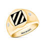 Personalized Army Unit Insignia Diamond Ring 12272 0030 a main