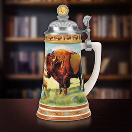Buffalo Nickel Porcelain Stein 11881 0019 m room