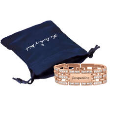 Personalized Copper Link Bracelet 12172 0015 g gift pouch
