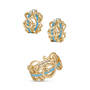 Golden Wave Birthstone Ring 12395 0016 c march