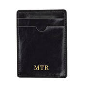 Monogrammed Black Luxe Compact Wallet 12463 0021 a main
