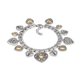 The Enchanted Heart Charm Bracelet 11847 0046 a main