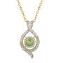 Sparkling Embrace Genuine White Topaz Pendant 12302 0018 h august