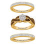 “I Love You More Each Day" Genuine Diamond Ring Set, I Love You More Each Day Genuine Diamond Ring Set 10937 0015 b ring