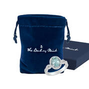 Sea of Light Aquamarine Diamond Ring 12286 0018 g giftpouch