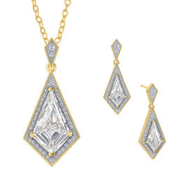 Edge of Elegance Pendant with FREE Matching Earrings 12591 0018 d april