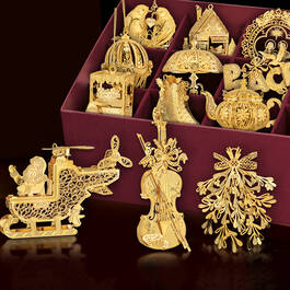2025 Gold Ornament Collection 12034 0054 n box