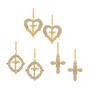 Faith Hope and Love Earring Set 12001 0053 a main