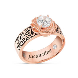 Radiant Rose Magnetic Copper Ring Set 12590 0019 c ring