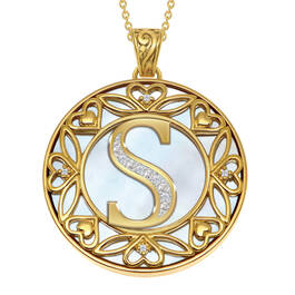 I Love You Personalized Diamond Initial Pendant 10761 0024 f initialS