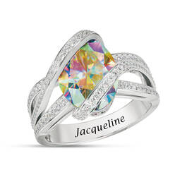 Glimmering Sea Crystal Ring 12623 0010 a main