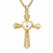 Faith Moves Mountains Diamond Cross Pendant 7228 002 7 1