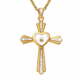 Faith Moves Mountains Diamond Cross Pendant 7228 002 7 1