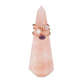 Serenity Strength Spirit Copper Ring Set with FREE Ring Stand 12852 0012 a main