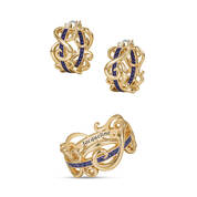 Golden Wave Birthstone Ring 12395 0016 b february