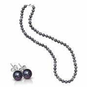 Midnight Spell Black Pearl Necklace with FREE Matching Earrings, Midnight Spell Necklace Receive a FREE Gift with Your Order 1333 021 2 1
