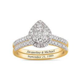 Celebrate with Diamonds Anniversary Ring Set 11296 0018 a main