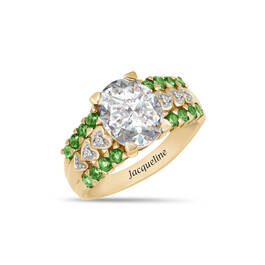 Personalized Queen of My Castle Birthstone Ring 11392 0011 h august