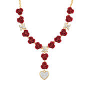 A Dozen Roses Diamond Kiss Necklace 11875 0017 b necklace