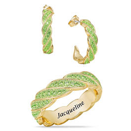 Birthstone Delight Ring with FREE Matching Earrings 12276 0010 h august